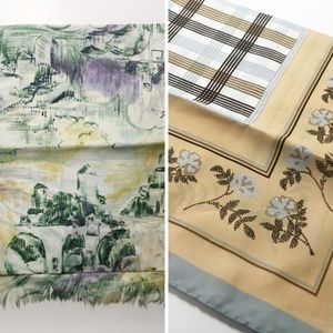 Two vintage scarves! One is from Symphony